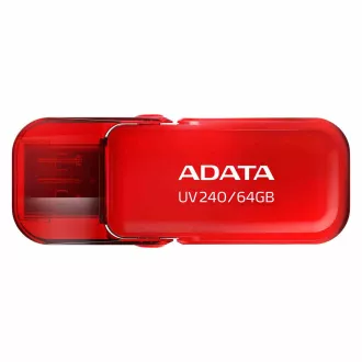 ADATA Flash disk 64 GB UV240, USB 2.0, rdeč