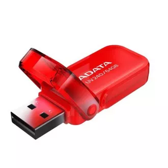 ADATA Flash disk 64 GB UV240, USB 2.0, rdeč