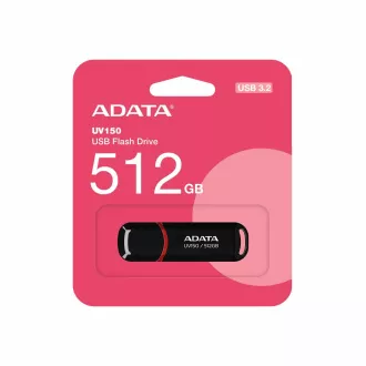 ADATA Flash disk 512 GB UV150, USB 3.2, črn