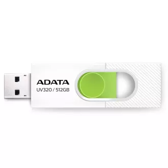 ADATA Flash disk 512 GB UV320, USB 3.2, belo-zelen