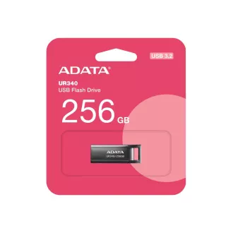 ADATA Flash disk 256 GB UR340, USB 3.2, črn