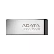 ADATA Flash disk 256 GB UR350, USB 3.2, srebrno-črn