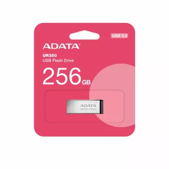 ADATA Flash disk 256 GB UR350, USB 3.2, srebrno-črn