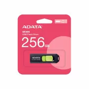 ADATA Flash disk 256 GB UC300, USB-C 3.2, črno-zelen