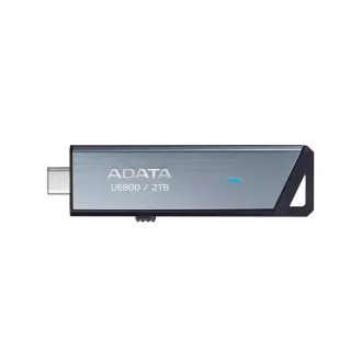 ADATA Flash disk 2TB UE800, USB-C 3.2, R:1000/W:1000MB/s, srebrn