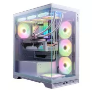 ADATA XPG ohišje INVADER X BTF Mid-Tower, brez napajalnika, 5x 120mm ventilator, belo