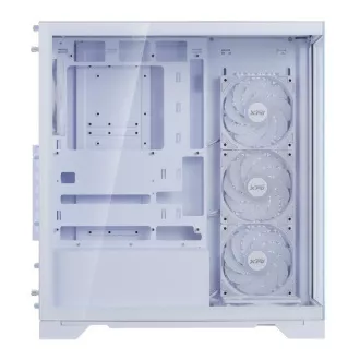 ADATA XPG ohišje INVADER X BTF Mid-Tower, brez napajalnika, 5x 120mm ventilator, belo