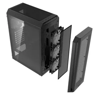 ADATA XPG ohišje VALOR AIR PLUS Mid-Tower, brez napajalnika, 4x 120mm ventilator, črno ADATA XPG ohišje VALOR AIR PLUS Mid-Tower, brez napajalnika, 4x 120mm ventilator, črno