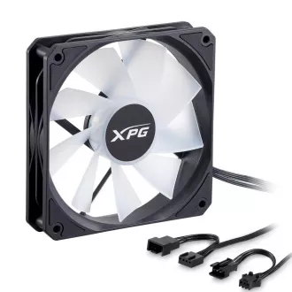 ADATA XPG ventilator VENTO R, obrnjen, 120 mm, ARGB, PWM, črn