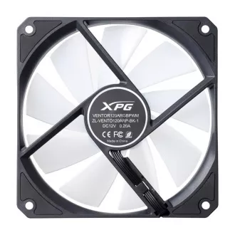 ADATA XPG ventilator VENTO R, obrnjen, 120 mm, ARGB, PWM, črn