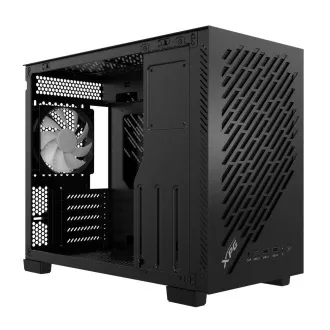 ADATA XPG ohišje VALOR AIR NANO Mini-Tower, brez napajalnika, 1x 120mm ARGB ventilator, črno