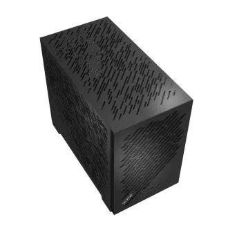 ADATA XPG ohišje VALOR AIR NANO Mini-Tower, brez napajalnika, 1x 120mm ARGB ventilator, črno