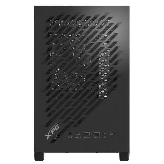 ADATA XPG ohišje VALOR AIR NANO Mini-Tower, brez napajalnika, 1x 120mm ARGB ventilator, črno
