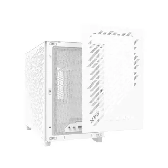 ADATA XPG ohišje VALOR AIR NANO Mini-Tower, brez napajalnika, 1x 120mm ARGB ventilator, belo