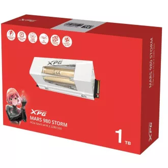ADATA SSD 1TB XPG MARS 980 STORM, PCIe Gen5x4, M.2 2280, (R:14000/ W:10000MB/s) ADATA SSD 1TB XPG MARS 980 STORM, PCIe Gen5x4, M.2 2280, (R:14000/ W:10000MB/s)