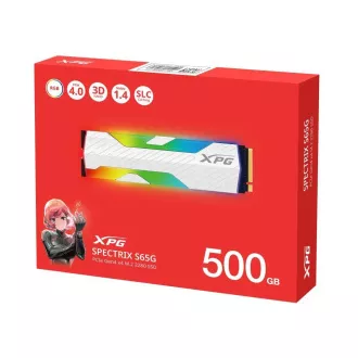 ADATA SSD 500 GB XPG SPECTRIX S65G, PCIe Gen4x4 M.2 2280, (R:5000/W:2700 MB/s)
