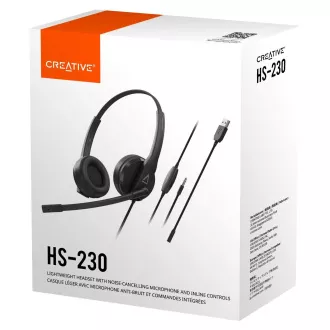 Creative HS-230 slušalke USB/jack