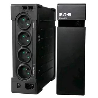 Eaton Ellipse ECO 650 FR, UPS 650VA / 400W, 4 vtičnice (3 rezervne), češke vtičnice