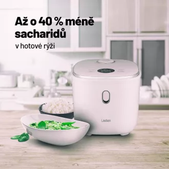Lauben Kuhalnik za riž z nizko vsebnostjo sladkorja 3000WT
