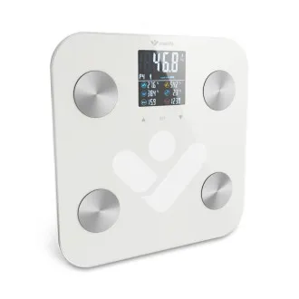 TrueLife FitScale W7 BT - Bioelektrična impedančna tehtnica Bluetooth - Bela