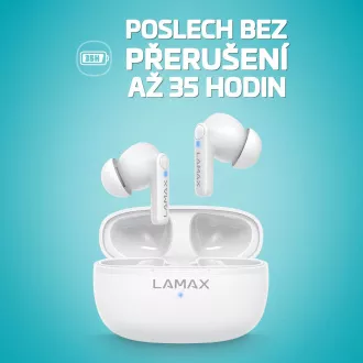 LAMAX Clips1 Play - slušalke za ušesa - bele