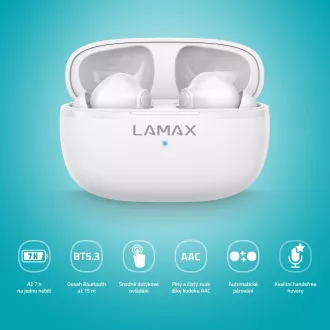 LAMAX Clips1 Play - slušalke za ušesa - bele