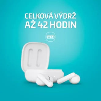 LAMAX Clips1 Plus - slušalke z ušesnimi čepki - bele