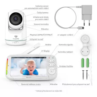 TrueLife NannyCam R5 - digitalni video otroški monitor