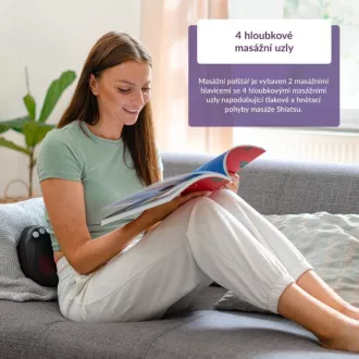 TrueLife RelaxBack B3 Charge - masažni vzglavnik z akumulatorsko baterijo