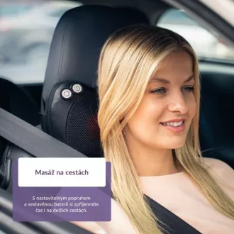 TrueLife RelaxBack B3 Charge - masažni vzglavnik z akumulatorsko baterijo