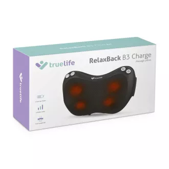 TrueLife RelaxBack B3 Charge - masažni vzglavnik z akumulatorsko baterijo