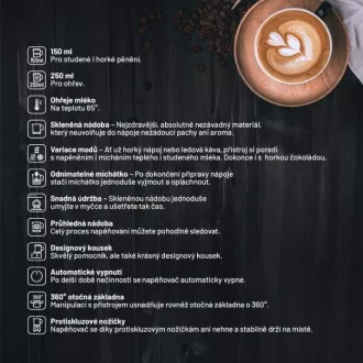 Lauben penilnik mleka 600BG - penilnik mleka