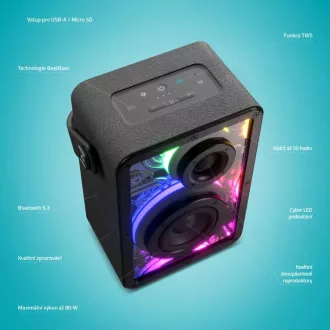 LAMAX CyberWave1 - prenosni zvočnik