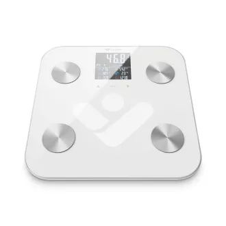 TrueLife FitShape S6 BT - Bioelektrična impedančna tehtnica bluetooth - bela