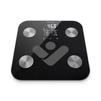 TrueLife FitShape S6 BT - Bioelektrična impedančna tehtnica bluetooth - črna