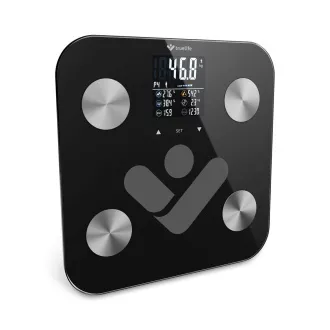 TrueLife FitShape S6 BT - Bioelektrična impedančna tehtnica bluetooth - črna