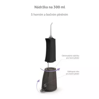 TrueLife AquaFloss Compact L100 Black Ustni tuš