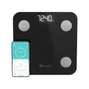 TrueLife FitScale W1 BT Black - bioelektrična impedančna tehtnica bluetooth