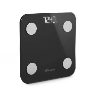 TrueLife FitScale W1 BT Black - bioelektrična impedančna tehtnica bluetooth