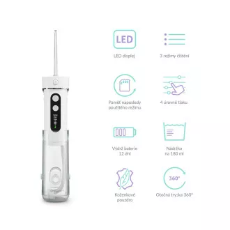 TrueLife AquaFloss Mini M50 ustna prha - bela