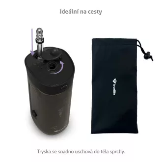 TrueLife AquaFloss Mini M50 ustna prha - črna