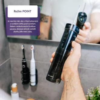 TrueLife AquaFloss Mini M50 ustna prha - črna