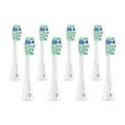 Glavice za zobno ščetko TrueLife SonicBrush serije Clean, standardne, bele, pakiranje po 8 kosov