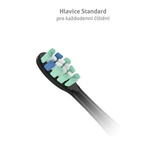 Glavice TrueLife SonicBrush iz serije Clean, standardne, črne, pakiranje po 8 kosov Glavice TrueLife SonicBrush iz serije Clean, standardne, črne, pakiranje po 8 kosov