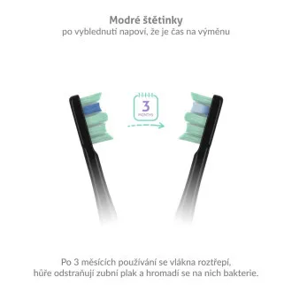 Glavice TrueLife SonicBrush iz serije Clean, standardne, črne, pakiranje po 8 kosov Glavice TrueLife SonicBrush iz serije Clean, standardne, črne, pakiranje po 8 kosov
