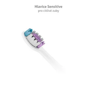 Glavice za zobno ščetko TrueLife SonicBrush serije Clean – Sensitive white, pakiranje po 2 kos Glavice za zobno ščetko TrueLife SonicBrush serije Clean – Sensitive white, pakiranje po 2 kos