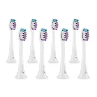 TrueLife SonicBrush Clean-series glave za ščetke Sensitive white, pakiranje po 8 kosov TrueLife SonicBrush Clean-series glave za ščetke Sensitive white, pakiranje po 8 kosov