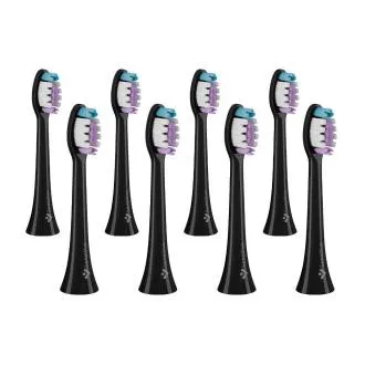TrueLife SonicBrush Clean-series glave za ščetke Sensitive, črne, pakiranje po 8 kosov TrueLife SonicBrush Clean-series glave za ščetke Sensitive, črne, pakiranje po 8 kosov