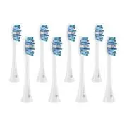 Glavice za zobno ščetko TrueLife SonicBrush iz serije Clean – Whiten white, paket 8 kosov