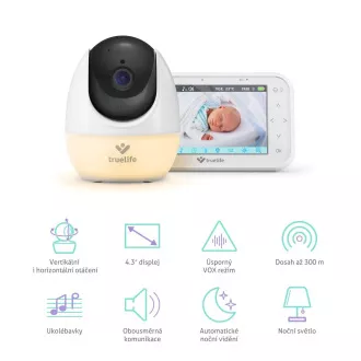 TrueLife NannyCam R4 Pro - digitalni video otroški monitor